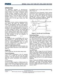 MP6922AGS-Z Datasheet Page 10