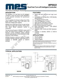 MP6922N-HGS Datasheet Cover