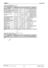 MP6K14TCR Datasheet Page 2