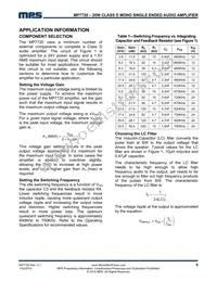 MP7720DS-LF Datasheet Page 6