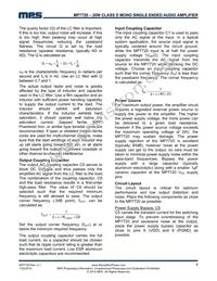 MP7720DS-LF Datasheet Page 7