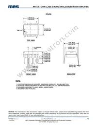 MP7720DS-LF Datasheet Page 12