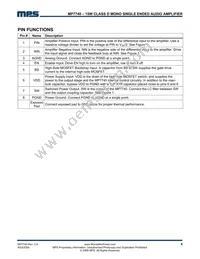 MP7740DN-LF Datasheet Page 4