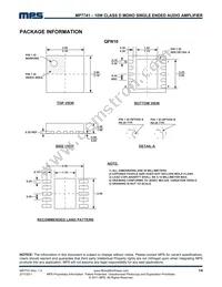 MP7741DQ-LF-P Datasheet Page 14