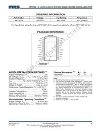 MP7745DF-LF Datasheet Page 2