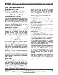 MP7752GF Datasheet Page 17