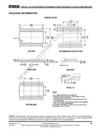 MP7752GF Datasheet Page 20