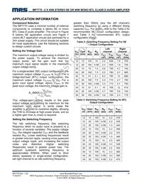 MP7770GFR Datasheet Page 17