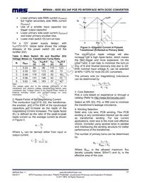 MP8004GQW-P Datasheet Page 17