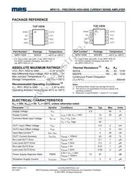 MP8110DS-LF Datasheet Page 2