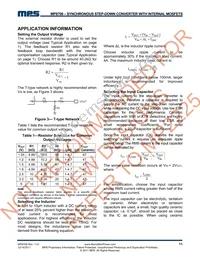 MP8709EN-LF Datasheet Page 11