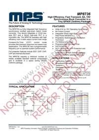 MP8736DL-LF-P Datasheet Cover