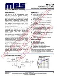 MP8761GL-P Datasheet Cover