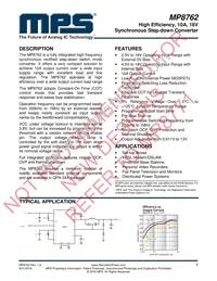 MP8762GL-P Datasheet Cover