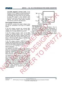 MP8763GLE-P Datasheet Page 16