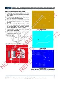 MP8764GLE-P Datasheet Page 21