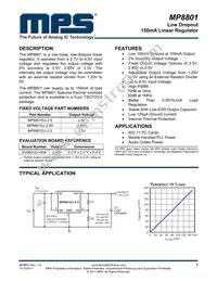 MP8801DJ-3.3-LF-P Datasheet Cover