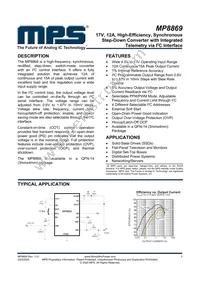 MP8869GL-P Datasheet Cover