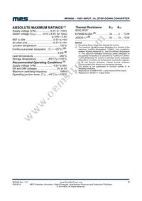 MP9486GN Datasheet Page 3