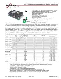 MPB125-2005 Datasheet Cover