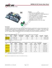 MPB80-3300 Datasheet Cover