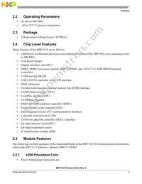 MPC5125YVN400R Datasheet Page 3