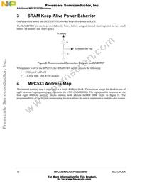 MPC534CZP40 Datasheet Page 10