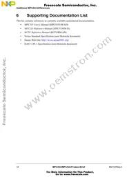 MPC534CZP40 Datasheet Page 14