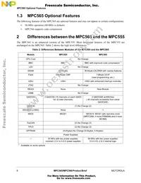 MPC565MZP56R2 Datasheet Page 8