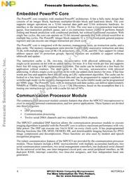 MPC823CVR66B2T Datasheet Page 8