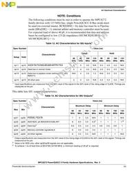 MPC8272ZQTMFA Datasheet Page 23