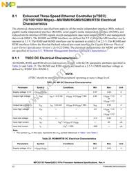MPC8313ZQAFFB Datasheet Page 22