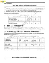 MPC8315ECVRAFDA Datasheet Page 18
