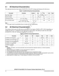 MPC8377CVRAGDA Datasheet Page 14