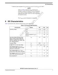 MPC852TVR66 Datasheet Page 7