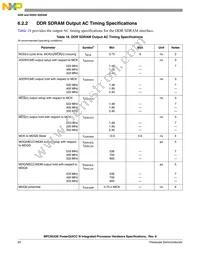 MPC8533VTARJA Datasheet Page 20