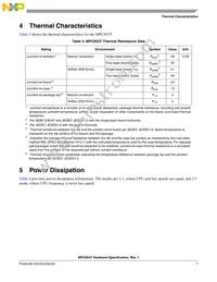 MPC853TZT66A Datasheet Page 7