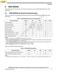 MPC8555VTAQF Datasheet Page 17