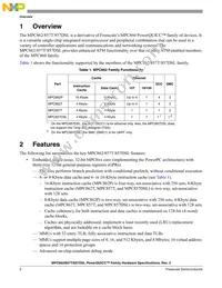 MPC862PCZQ80B Datasheet Page 2
