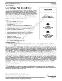 MPC93R51FA Datasheet Cover