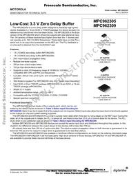 MPC962309DT-1H Datasheet Cover