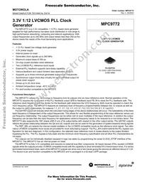 MPC9772AE Datasheet Cover