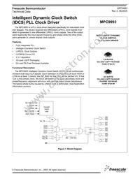 MPC9993FA Datasheet Cover