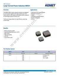 MPCH1250L1R5 Datasheet Cover