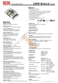 MPD-200B Datasheet Cover