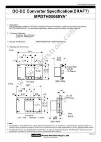 MPDTH05060YAH Datasheet Cover