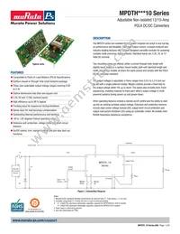 MPDTH12010WAH Datasheet Cover