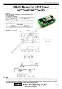 MPDTY412S Datasheet Cover