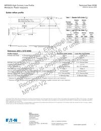 MPI2520R1-100-R Datasheet Page 7
