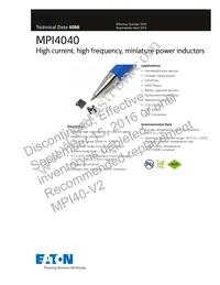 MPI4040R3-R47-R Datasheet Cover